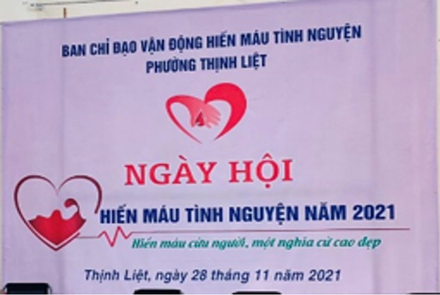 HOẠT ĐỘNG HIẾN MÁU NHÂN ĐẠO CỦA NGƯỜI LAO ĐỘNG CÔNG TY