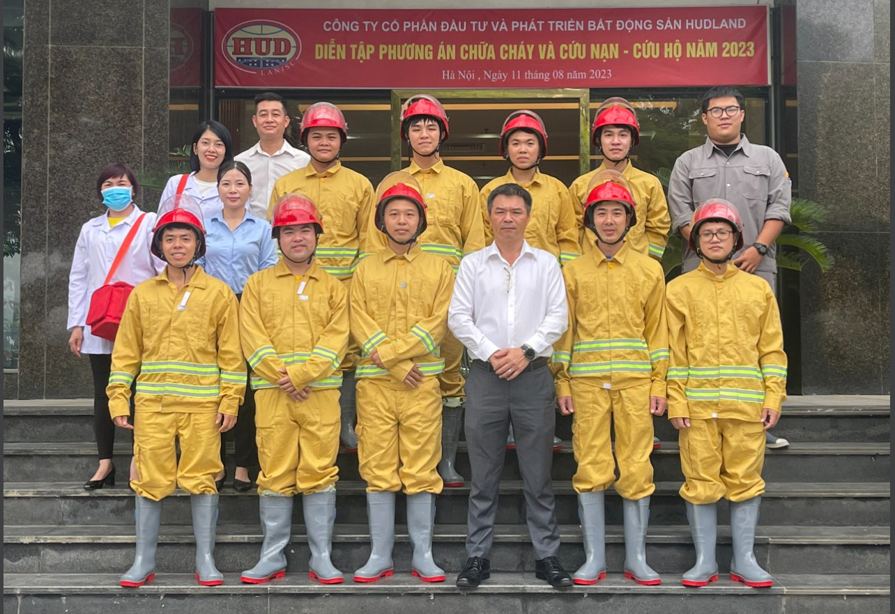 HUDLANDTS TUYÊN TRUYỀN, TẬP HUẤN NGHIỆP VỤ PCCC & CNCH NĂM 2023