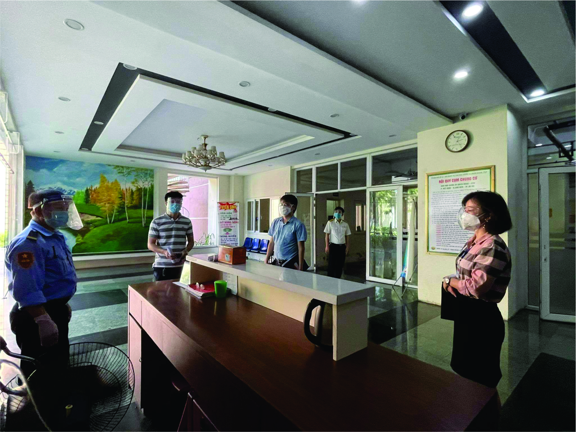 HOẠT ĐỘNG PHÒNG CHỐNG DỊCH COVID 19 CỦA CÔNG TY TẠI ĐỊA BÀN QUẬN LONG BIÊN